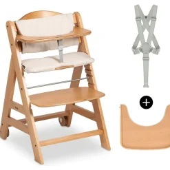 hauck Beta+ Beige inkl. Holzrädern