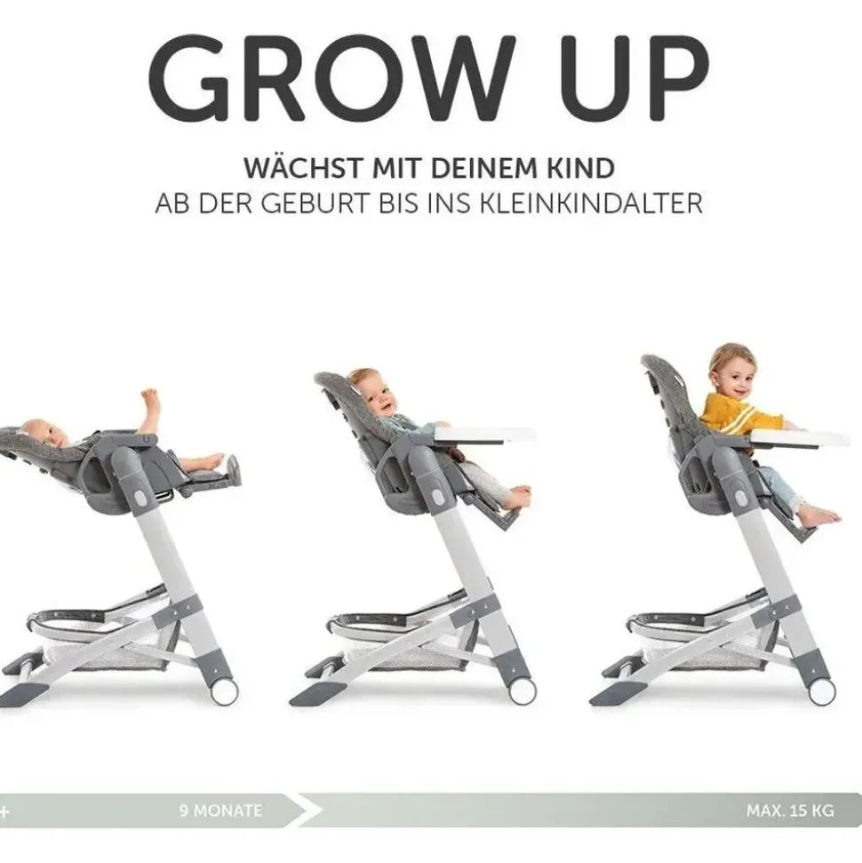 hauck Grow Up melange grey