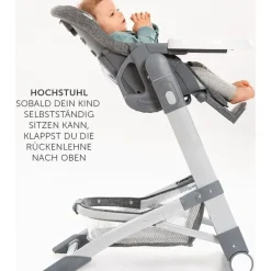 hauck Grow Up melange grey