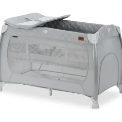 hauck Reisebett Play'n Relax Center mit Wickelauflage, - Grau