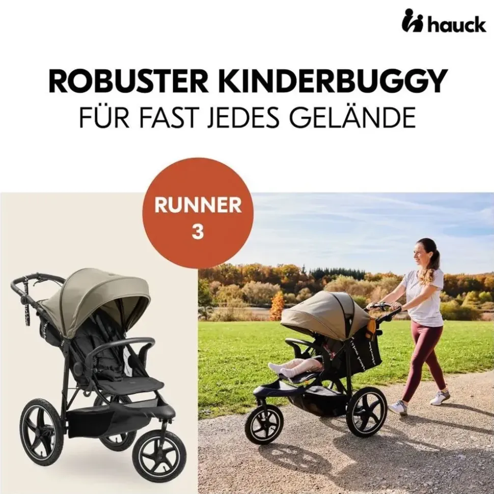 hauck Runner 3 Olive