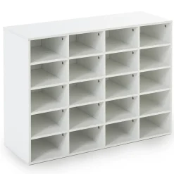 HC Home & Living Schuhschrank L 92 x 67 x 33 cm weiß / weiß