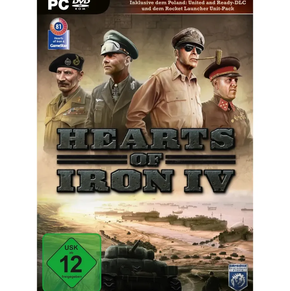 Hearts of Iron IV (USK) (PC)