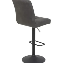 Hela Barhocker LENI Microfaser schwarz 2er Set