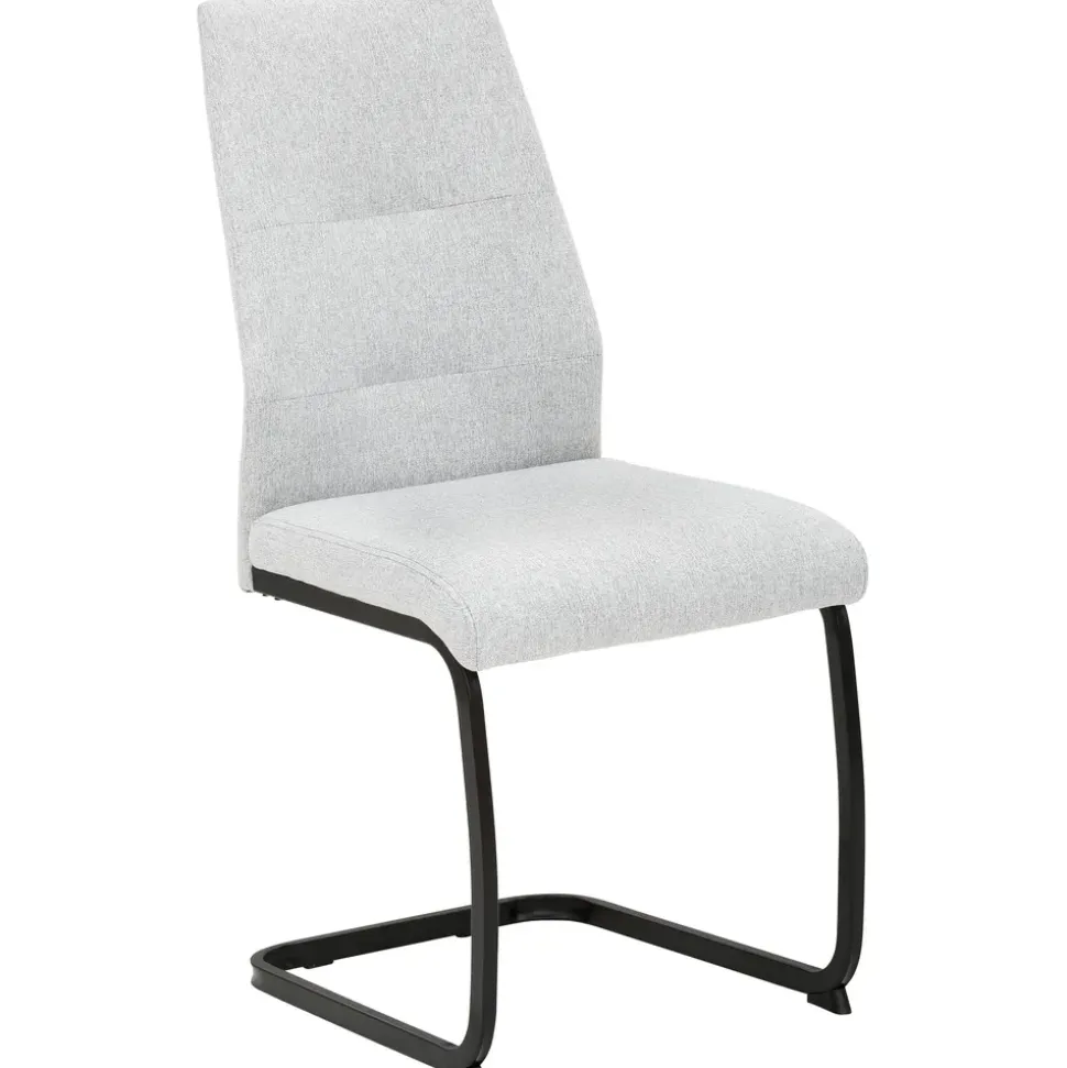 Hela Essgruppe Ariana, Esstisch mit 6 Stühlen, ausziehbarer Küchentisch, (Set, 7-tlg., 1 Tisch ausziehbar / 6 Stühle), Tisch 120-160cm, 6 Stühle mit hoher Belastbarkeit grau