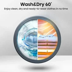 Hisense WD3S9043BW3 Waschtrockner (9 kg / 9 kg, 1400 U/min)