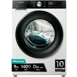 Hisense WD3S9043BW3 Waschtrockner (9 kg / 9 kg, 1400 U/min)
