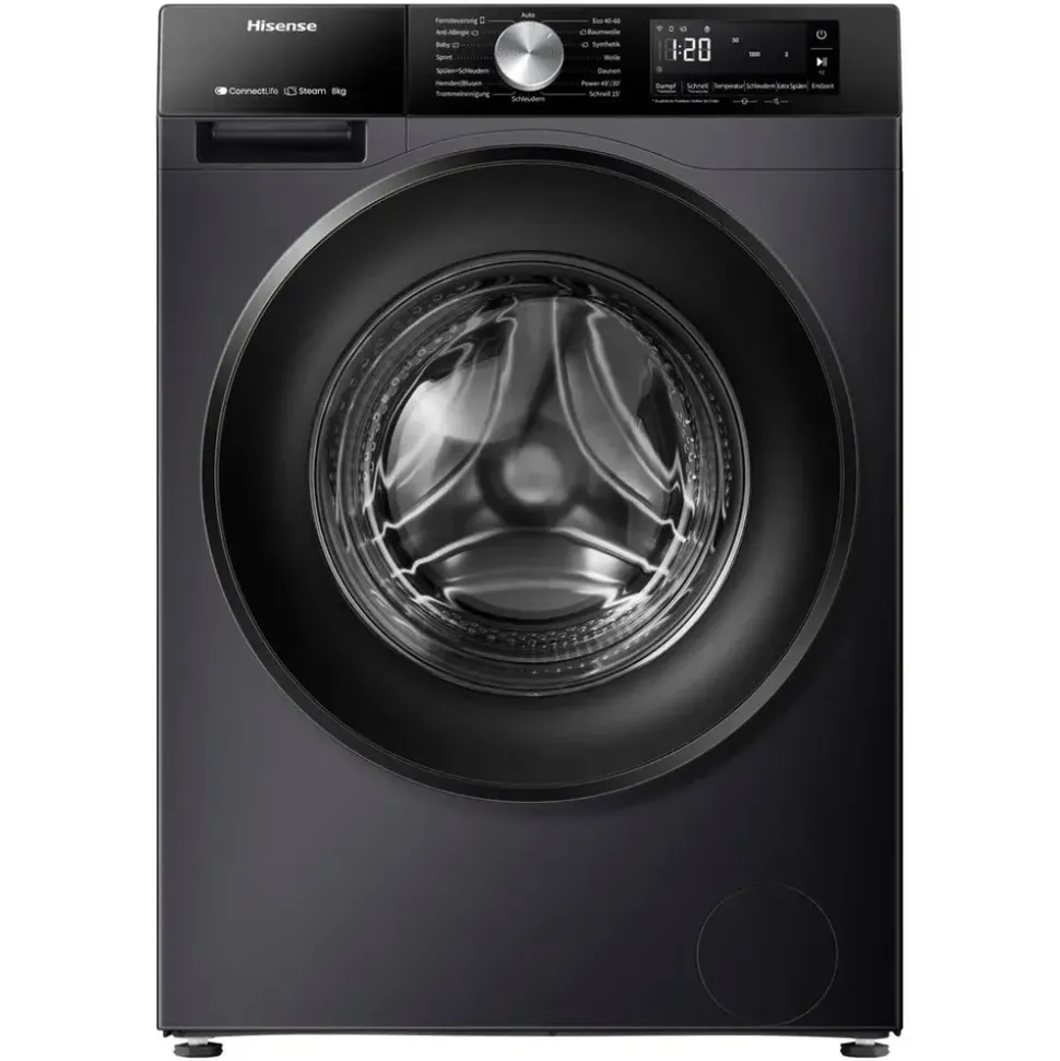 Hisense WF3S8043BB3 Waschmaschine (8 kg, 1400 U/min)