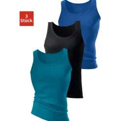 H.I.S. H.I.S Unterhemd in royalblau, schwarz, petrol), | Gr.: 8