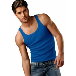 H.I.S. H.I.S Unterhemd in royalblau, schwarz, petrol), | Gr.: 8