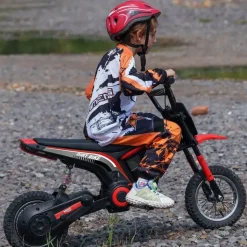Homcom Elektromotorrad Kinder 24V 350W Rot