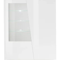 Home Affaire Highboard 120 x 146 x 43 cm Weiß hochglanz