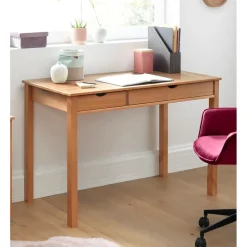 Home Affaire Schreibtisch Gava Kiefer massiv / Beige