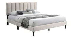 home collective Polsterbett 160 x 200 cm Beige