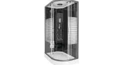 Home Deluxe Black Pearl Komplettduschkabine 120 x 80 cm rechts BCR-120-DT-R
