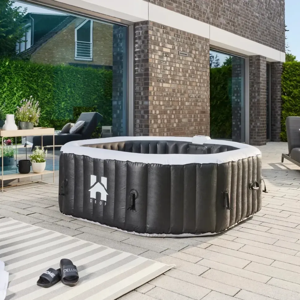 Home Deluxe Drop Ø 185 x 65 cm schwarz