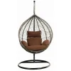 Home Deluxe Hängesessel  Cielo schwarz/braun