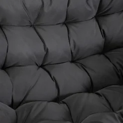 Home Deluxe Hängesessel Loma 2-Sitzer Schwarz
