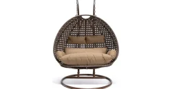 Home Deluxe Hängesessel Twin braun