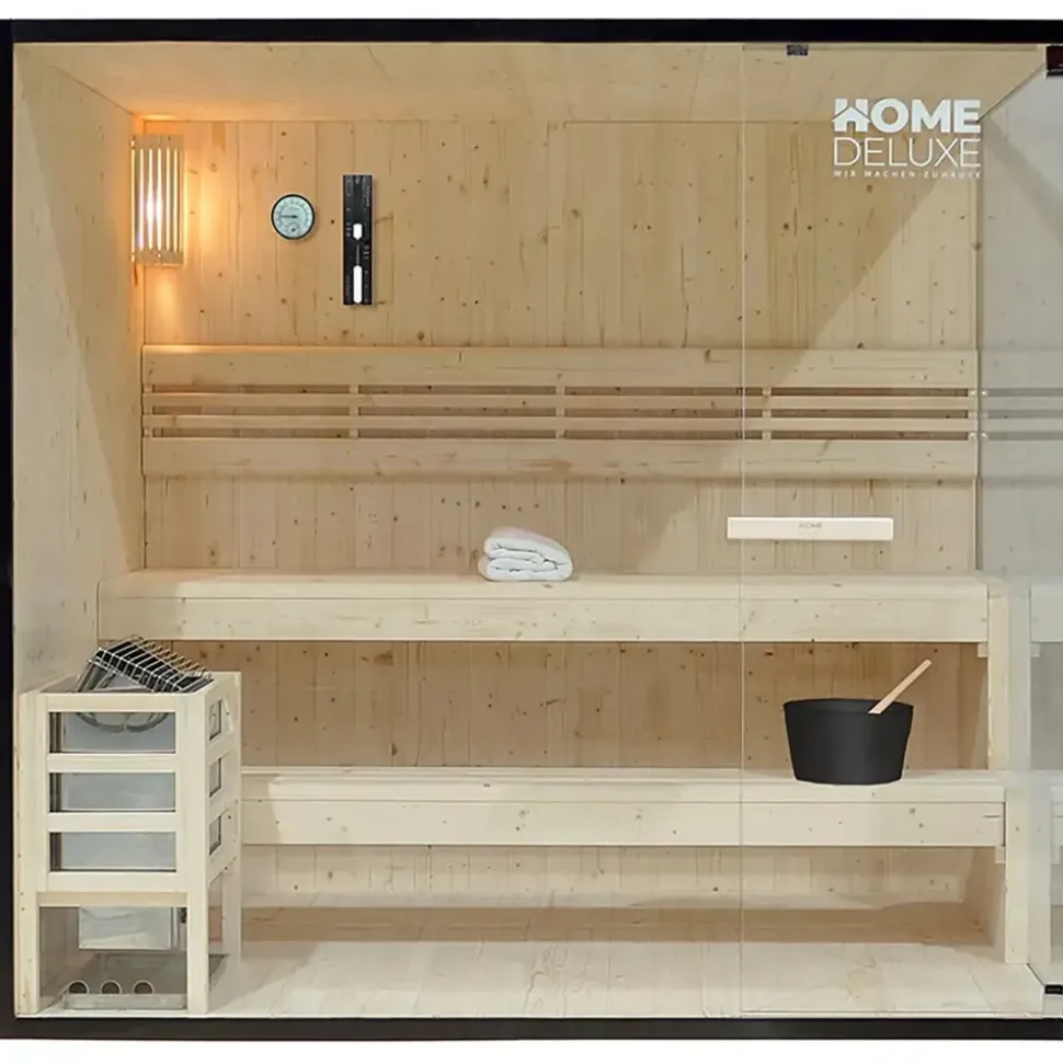 Home Deluxe SHADOW - XL inkl. 8 kW Saunaofen