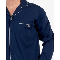 HOM Pyjama Rafael Blau XXL