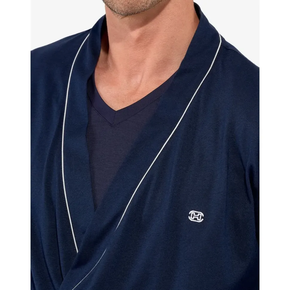 HOM Rafael Bademantel Blau XL