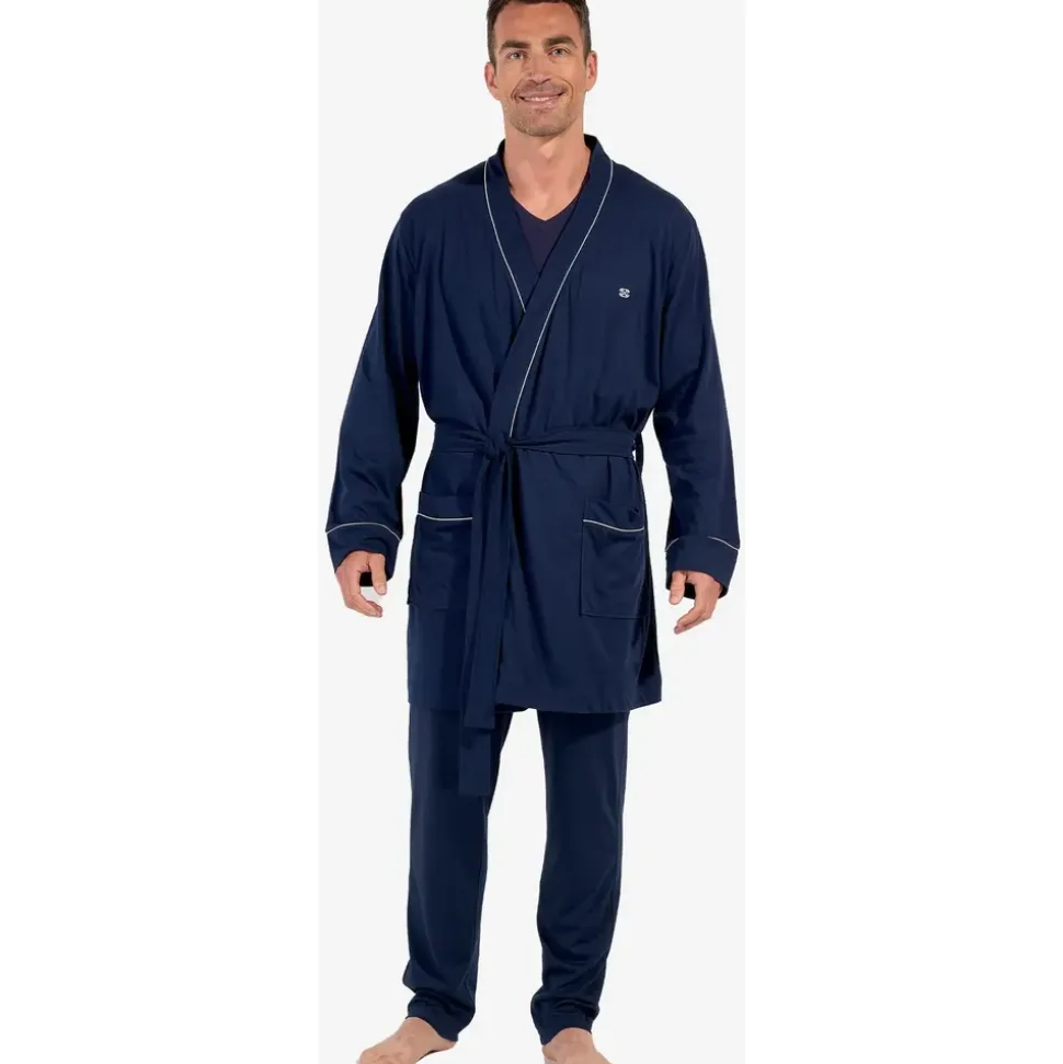 HOM Rafael Bademantel Blau XL