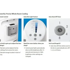 Honeywell HYF260E4 Turmventilator inkl. Fernbedienung