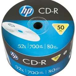 HP CD-R 700MB (80min) 52x 50-spindl Bulk