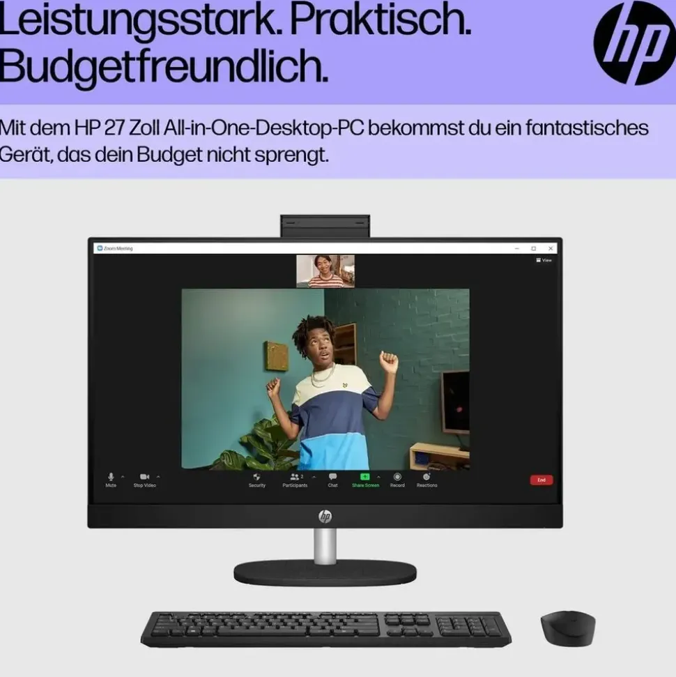HP 27-cr0402ng All-in-One 2023 27" Full HD IPS Intel Core i5 1335U 1,3 GHz 16 GB RAM 1 TB SSD Intel Iris Windows 11 Home