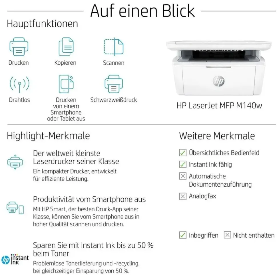 HP LaserJet M140w