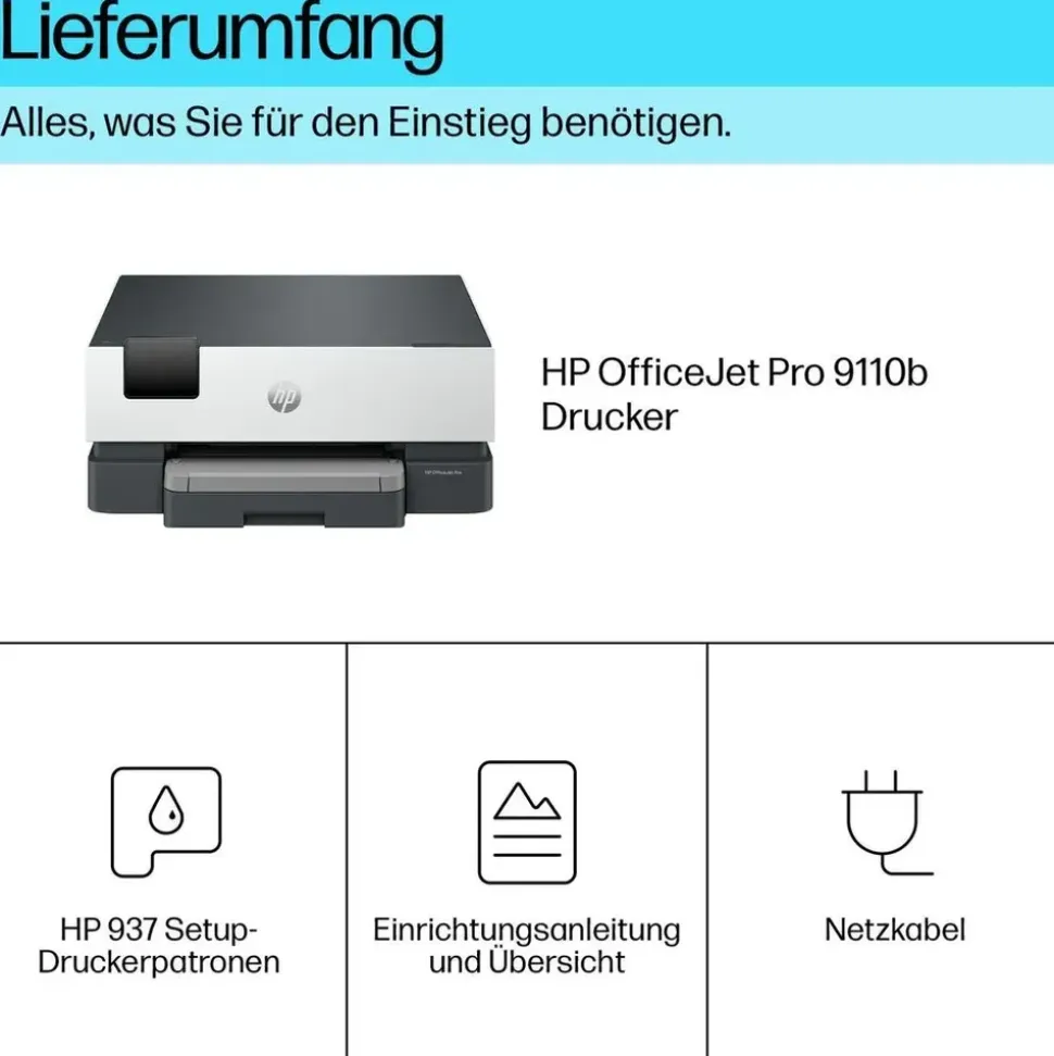 HP Officejet Pro 9110B schwarz