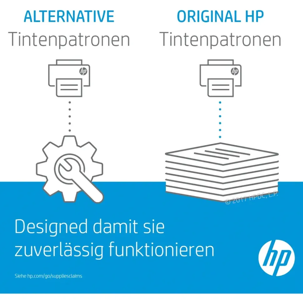 HP 302 schwarz + CMY