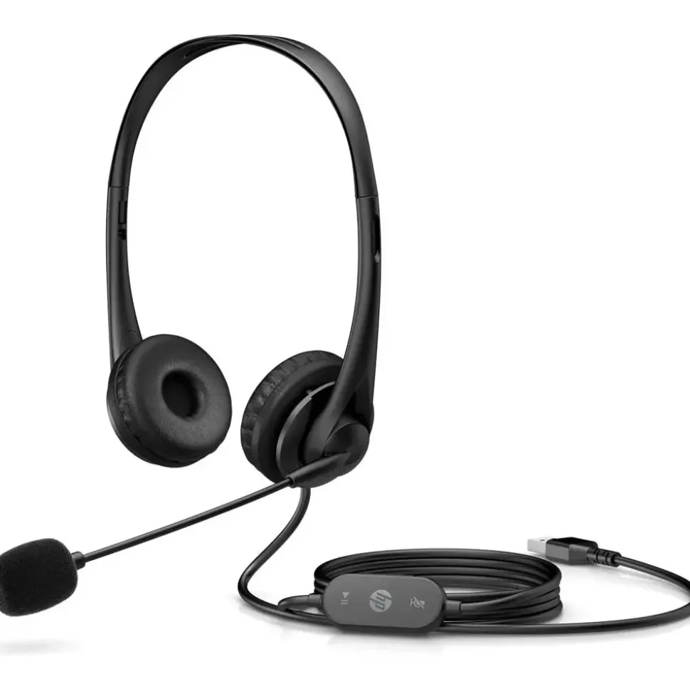 HP USB-A Stereo Kabelgebundenes Headset