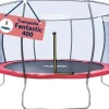 Hudora Fantastic 400V 400 cm inkl. Sicherheitsnetz rot