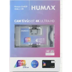 Humax - Tivùsat 4K Ultra HD CAM mit CI+ECP-Schnittstelle, Karte inklusive, rückwärts kompatibel mit CI Geräten