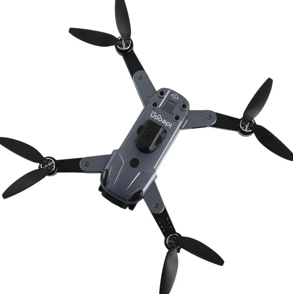 ideoon 4K Drohne mit Kamera Schwenkbar C0 Zertifiziert Faltbar GPS Rückkehr Hinderniserkennung Follow-Me