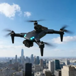 ideoon 4K Drohne mit Kamera Schwenkbar C0 Zertifiziert Faltbar GPS Rückkehr Hinderniserkennung Follow-Me