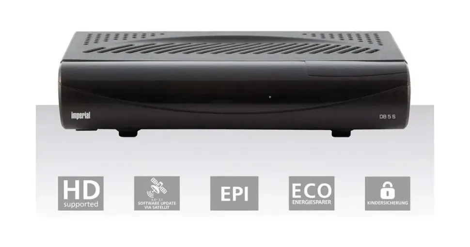Imperial DB 5 S HD HDTV Receiver DVB-S2, Ethernet, Free-to-Air