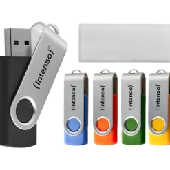 Intenso Basic Line USB 2.0 Speichersticks - 5er Pack