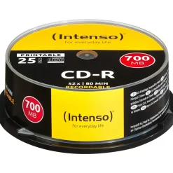 Intenso CD-R 700MB 52x bedruckbar 25er Spindel