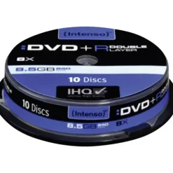 Intenso DVD+R 8,5GB DL 8x 10er Spindel