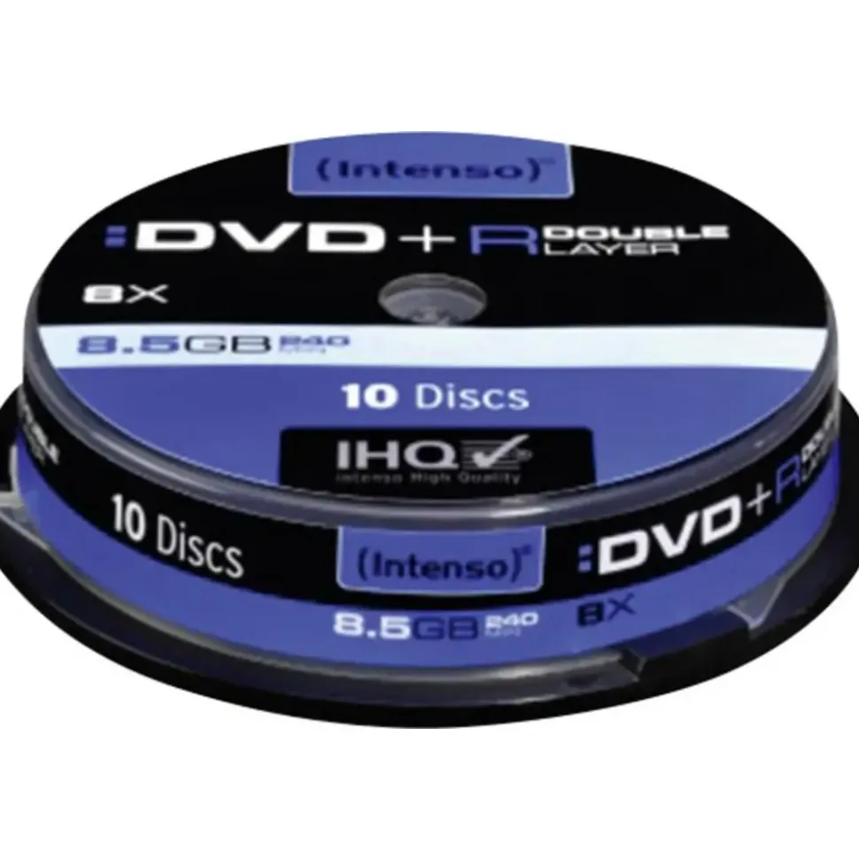 Intenso DVD+R 8,5GB DL 8x 10er Spindel
