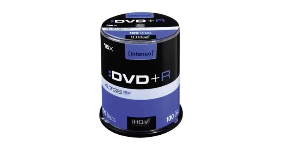 Intenso DVD+R 4,7GB 16x 100er Spindel