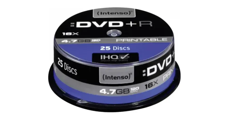 Intenso DVD+R 4.7GB 16x printable 25er