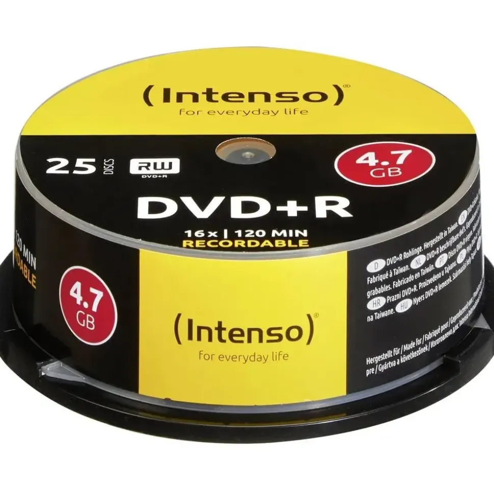 Intenso DVD+R 4,7 GB 16x 25 St.