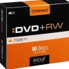 Intenso DVD+RW 4,7 GB 4x 10 St.