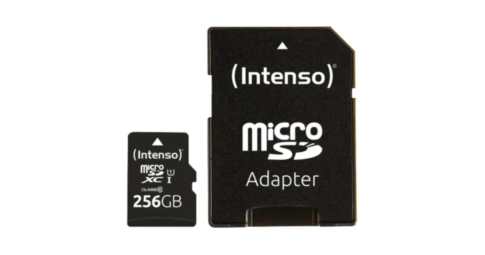 Intenso microSD UHS-I 256 GB + SD-Adapter