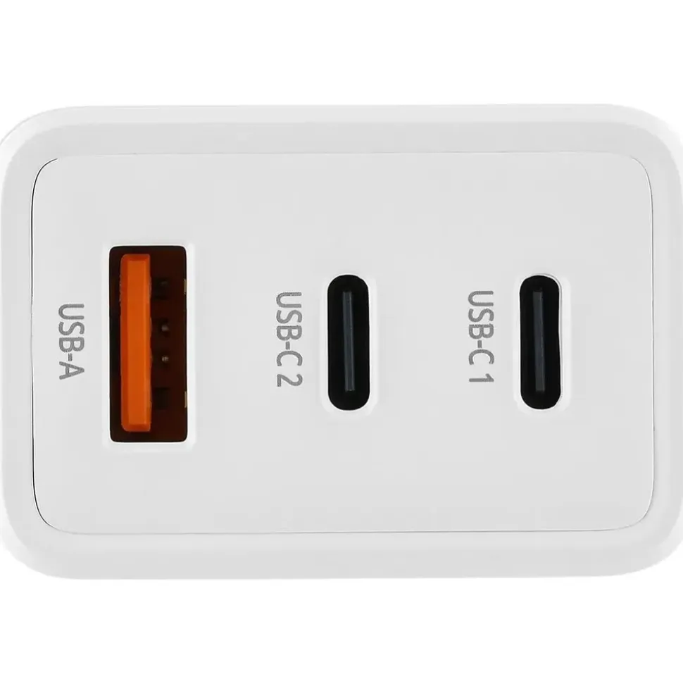 Intenso Power Adapter W65ACC GaN Ladegerät, Weiß