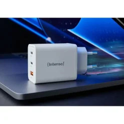 Intenso Power Adapter W65ACC GaN Ladegerät, Weiß